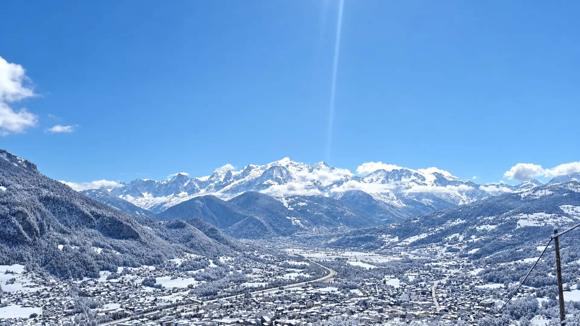 Paysage hivernal à Sallanches, Sallanches & Cordon — conciergerie Airbnb VM Conciergerie